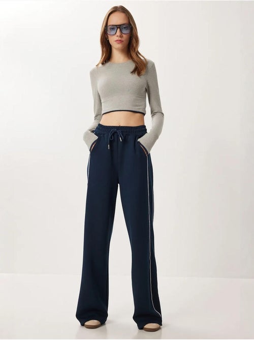 Regular fit katoenen gebreide joggingbroek istanbul - Kiabi