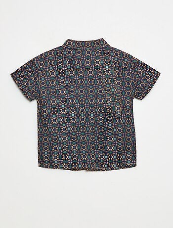 Regular-fit effen overhemd van Oxford-katoen