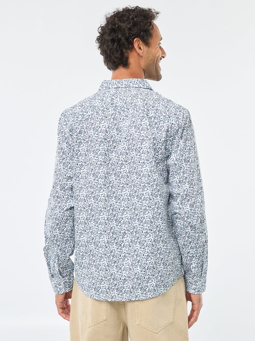 Regular-fit overhemd met stippenprint - Kiabi