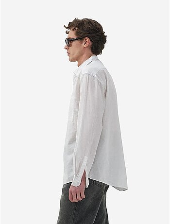 Regular fit poplin overhemd met knopen giesto