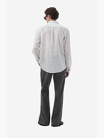 Regular fit poplin overhemd met knopen giesto