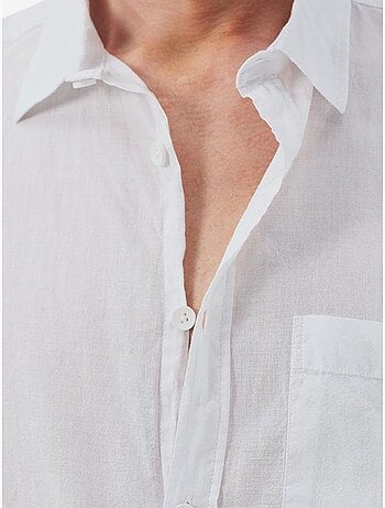 Regular fit poplin overhemd met knopen giesto