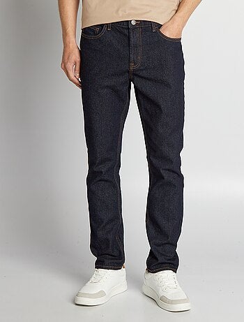 Regular-fit, raw jeans