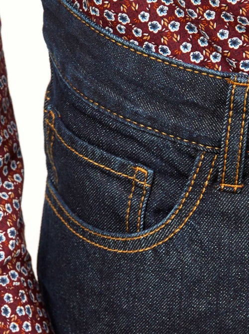 Regular-fit, raw jeans - Kiabi