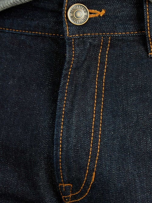 Regular-fit, raw jeans - Kiabi