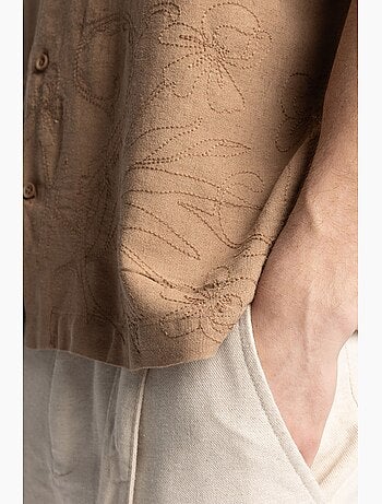 Regular fit shirt met korte mouwen giesto