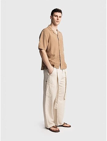 Regular fit shirt met korte mouwen giesto