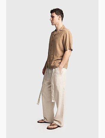 Regular fit shirt met korte mouwen giesto