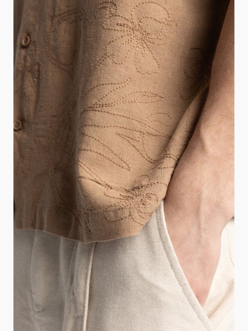 Regular fit shirt met korte mouwen giesto - Kiabi