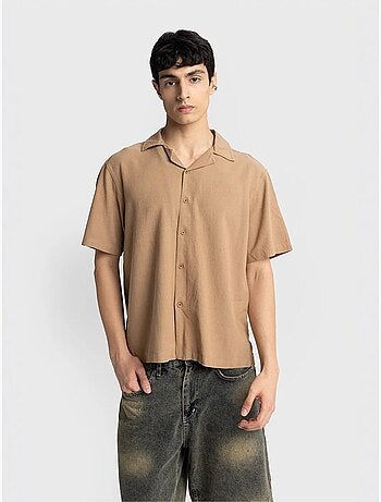 Regular fit shirt met korte mouwen giesto