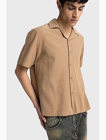 Regular fit shirt met korte mouwen giesto