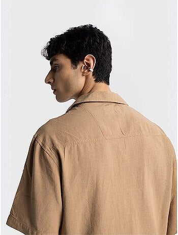 Regular fit shirt met korte mouwen giesto