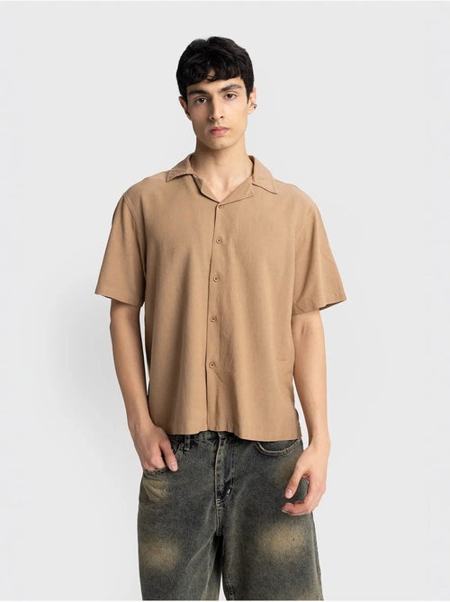 Regular fit shirt met korte mouwen giesto - Kiabi