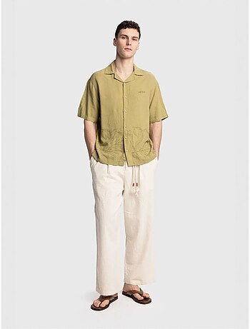 Regular fit shirt met korte mouwen giesto