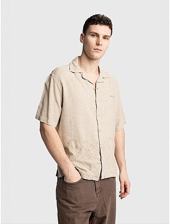 Regular fit shirt met korte mouwen giesto