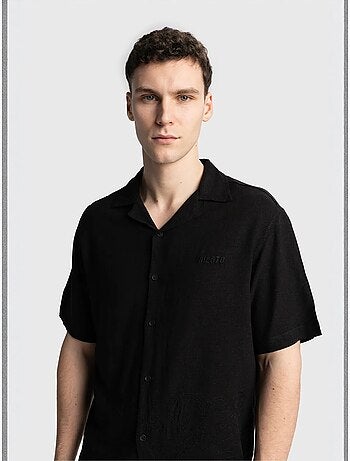 Regular fit shirt met korte mouwen giesto