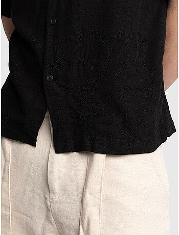 Regular fit shirt met korte mouwen giesto