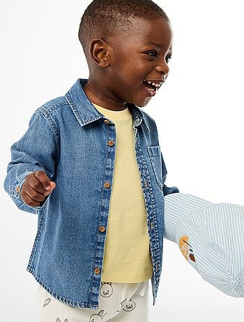 Regular-fit spijkerblouse