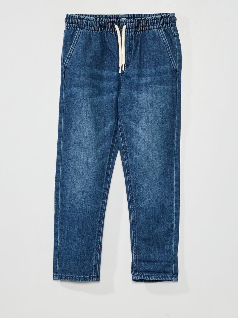 Regular-fit spijkerbroek BLAUW - Kiabi