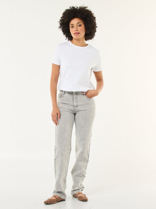 Regular fit straight jeans - L28 - Kiabi Regular fit straight jeans - L28 - Kiabi