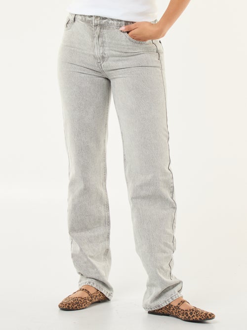 Regular fit straight jeans - L28 - Kiabi Regular fit straight jeans - L28 - Kiabi