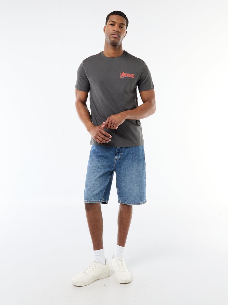 Regular fit T-shirt 'Avengers' Grijs - Kiabi