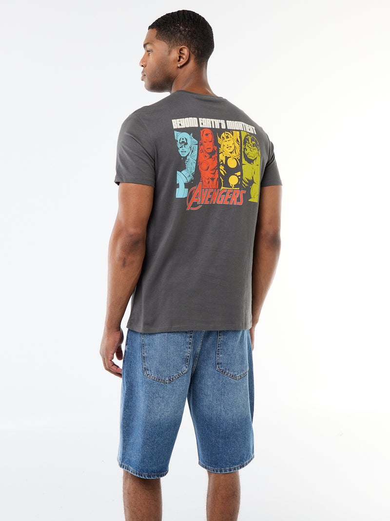 Regular fit T-shirt 'Avengers' Grijs - Kiabi