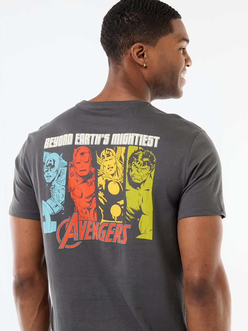 Regular fit T-shirt 'Avengers' Grijs - Kiabi