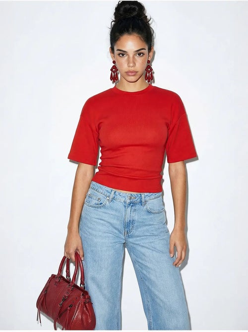 Regular fit t-shirt met ronde hals lucci - Kiabi