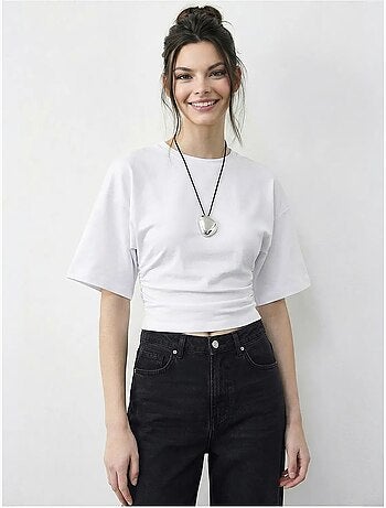 Regular fit t-shirt met ronde hals lucci