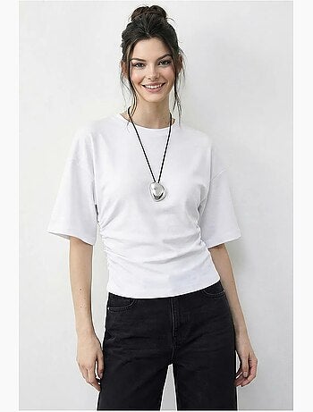 Regular fit t-shirt met ronde hals lucci