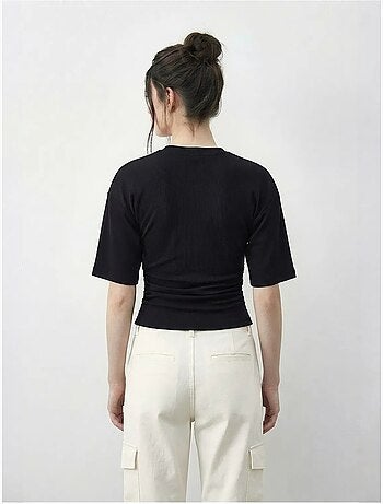 Regular fit t-shirt met ronde hals lucci