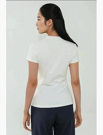 Regular fit t-shirt van katoen met ronde hals hiccup
