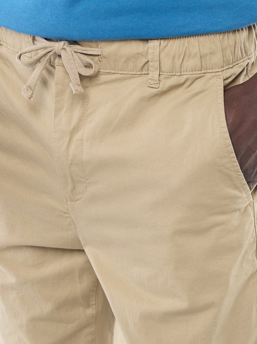 Regular fit twill broek - Kiabi