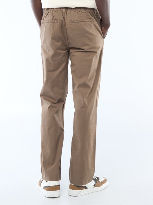 Regular fit twill broek - Kiabi