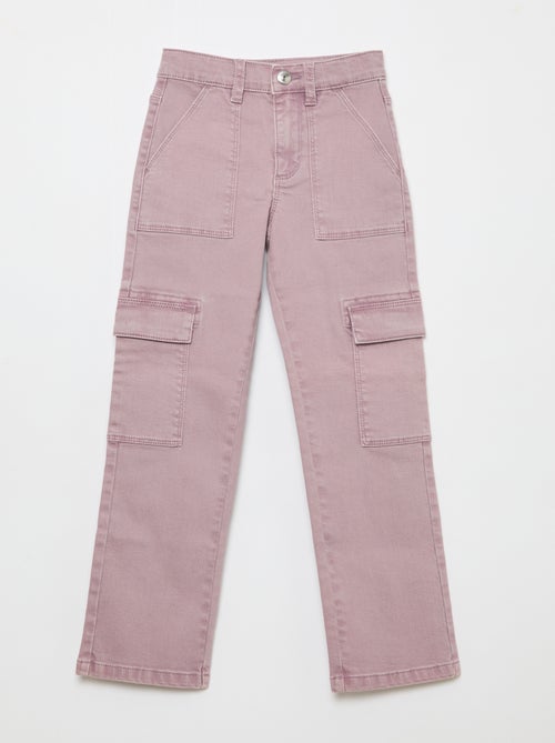 Regular fit twill broek - Kiabi