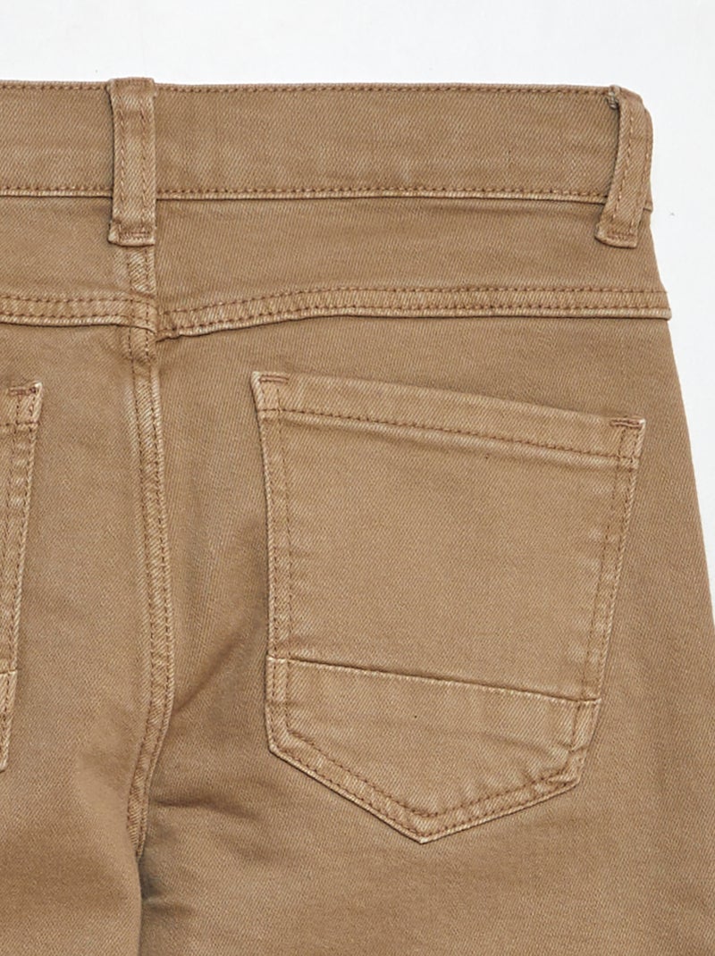 Regular-fit/rechte jeans BIEGE - Kiabi