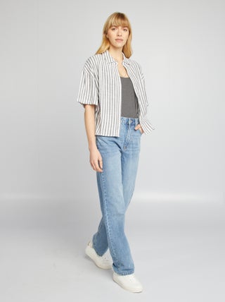 Regular-fit/rechte jeans