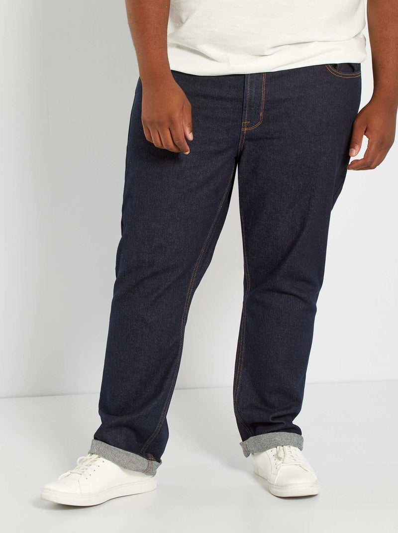 Regular raw denim jeans BLAUW - Kiabi