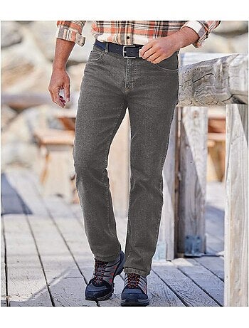 Regular spijkerbroek met half-elastische tailleband - ATLAS FOR MEN