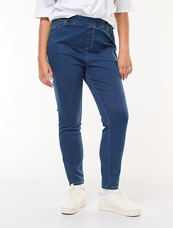 Regular stretchjegging met hoge taille