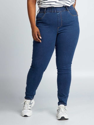 Regular stretchjegging met hoge taille