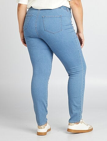 Regular stretchjegging met hoge taille