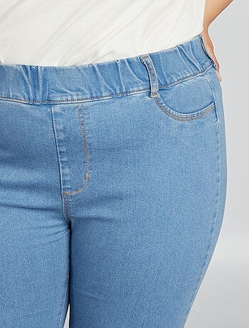 Regular stretchjegging met hoge taille