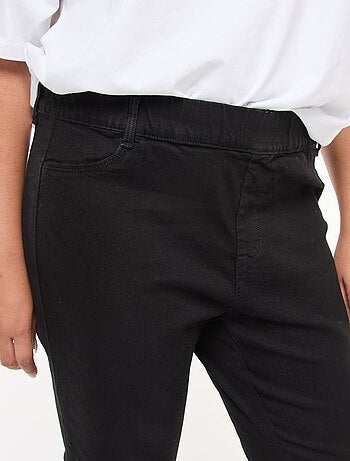 Regular stretchjegging met hoge taille