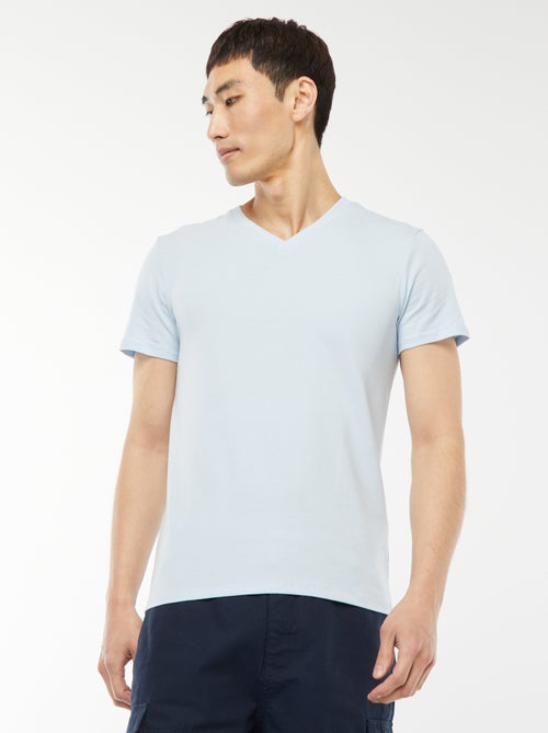 Regular T-shirt van stretchstof - Kiabi