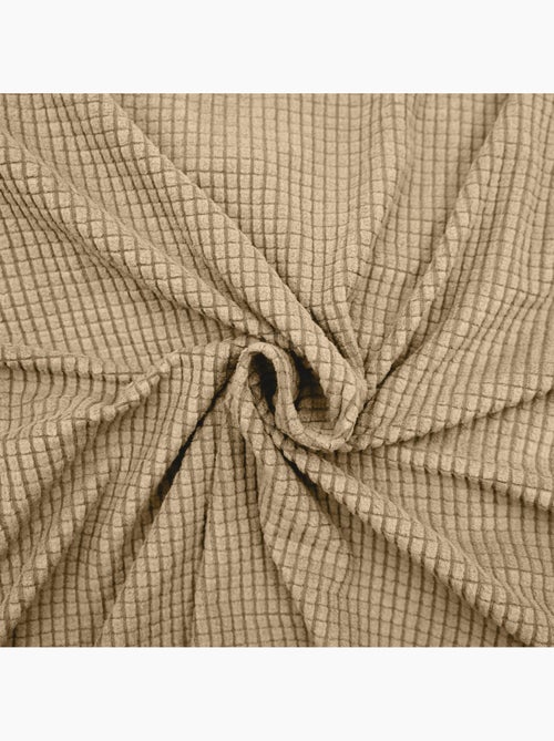 Rekbare scandinavische stoelhoes van gewafeld textiel - Kiabi Rekbare scandinavische stoelhoes van gewafeld textiel - Kiabi