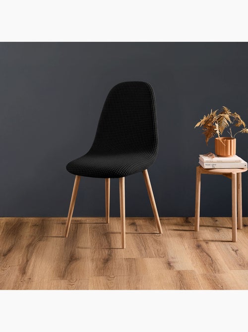 Rekbare scandinavische stoelhoes van gewafeld textiel - Kiabi