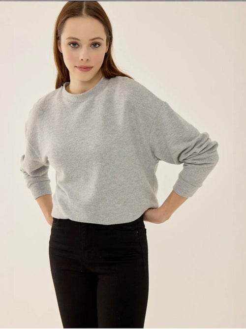 Relaxed fit basic trui hiccup - Kiabi Relaxed fit basic trui hiccup - Kiabi