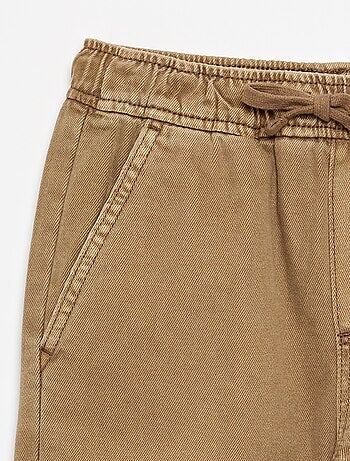 Relaxed fit-broek met elastische taille